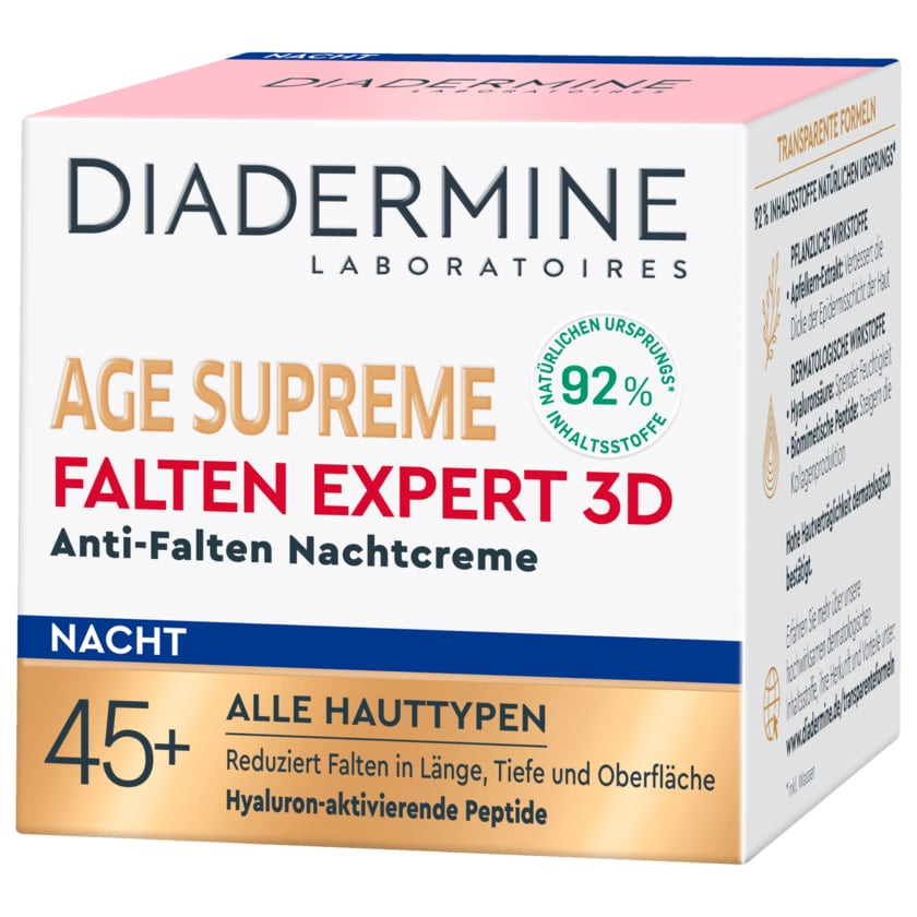 Diadermine Nachtcreme Age Supreme Falten Expert 3D 50ml